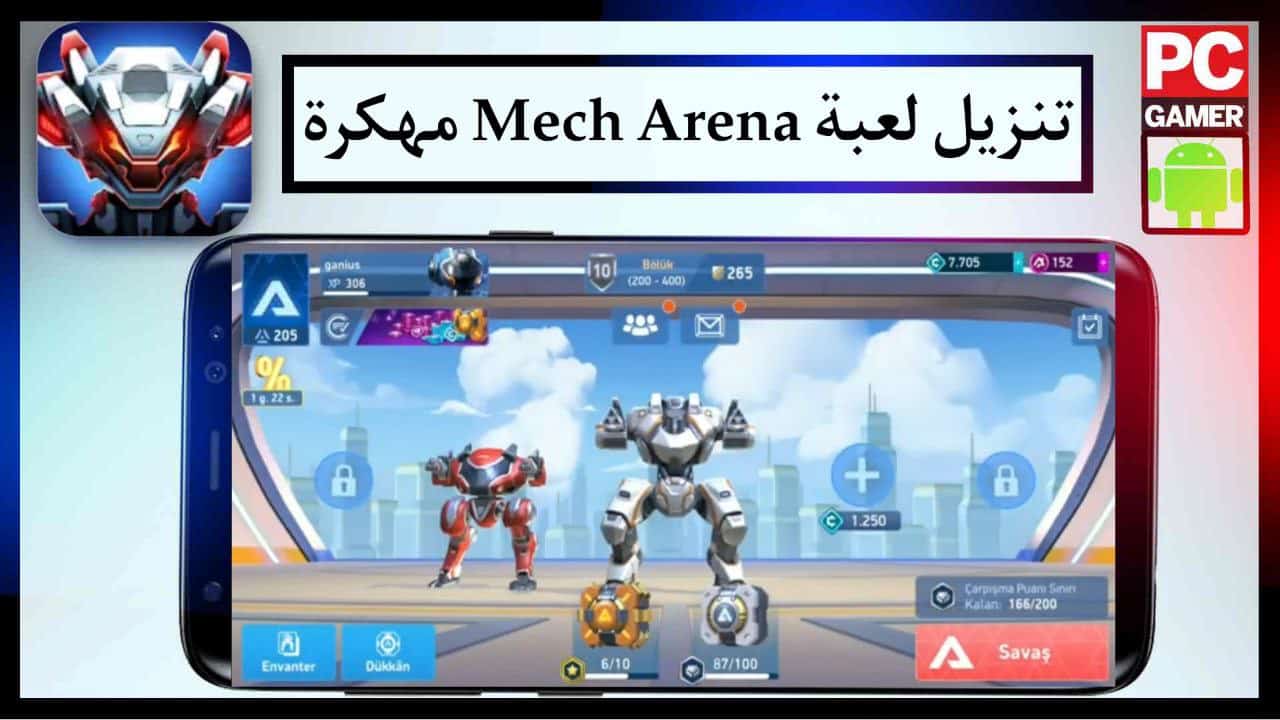 تنزيل لعبة Mech Arena مهكرة للاندرويد والايفون احدث اصدار برابط مباشر مجانا 2024